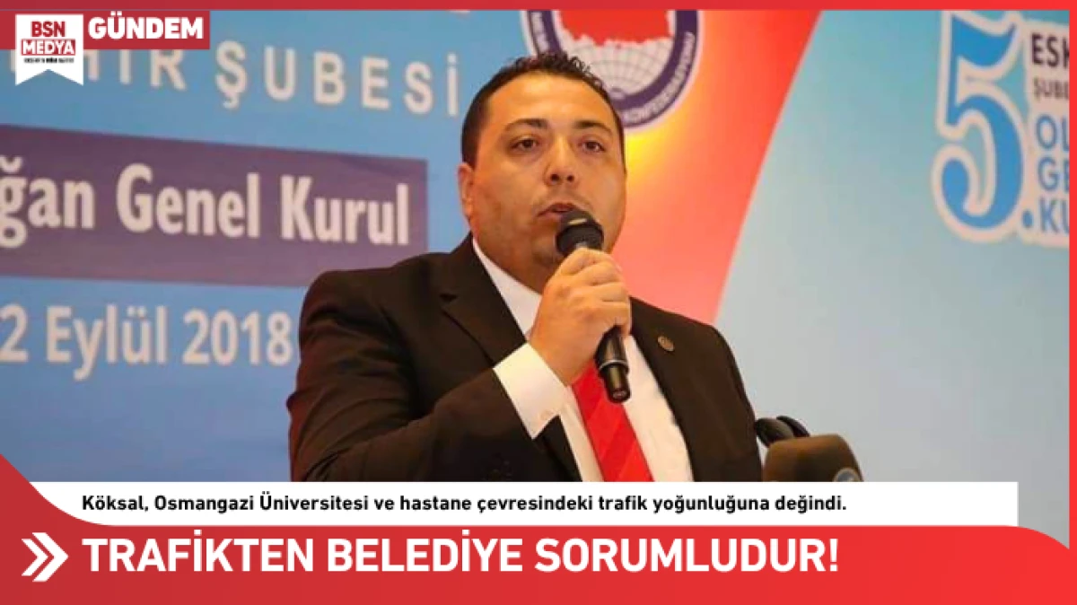 Hastanenin trafiğinden belediye sorumludur!