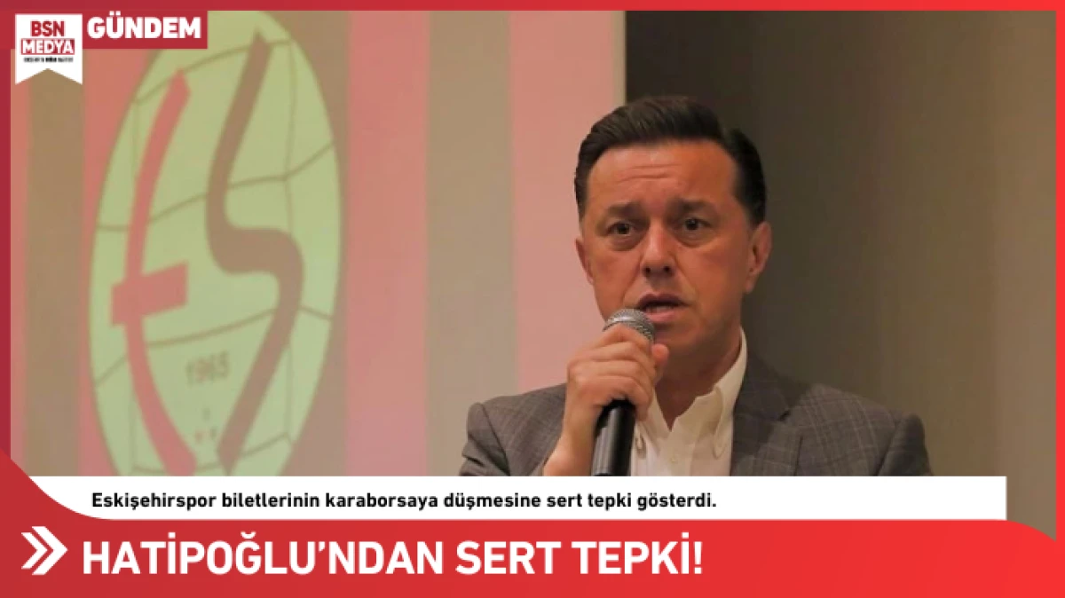 Hatipoğlu&rsquo;ndan karborsa tepkisi!