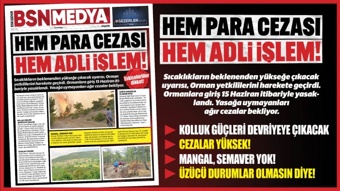 Hem para cezası hem adli işlem!             