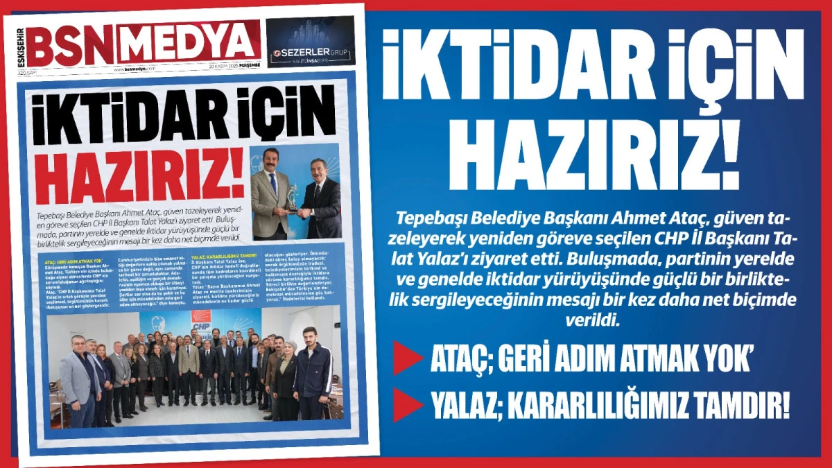 İktidar İçin Hazırız!