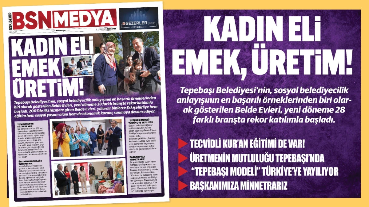 Kadın Eli, Emek, Üretim!