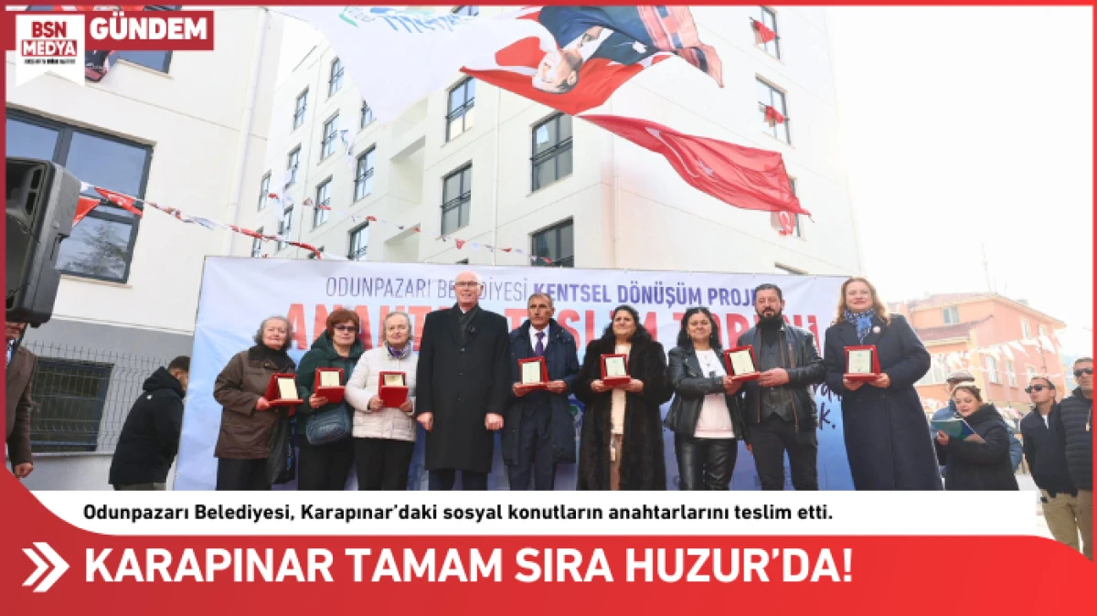 Karapınar tamam sıra Huzur’da!