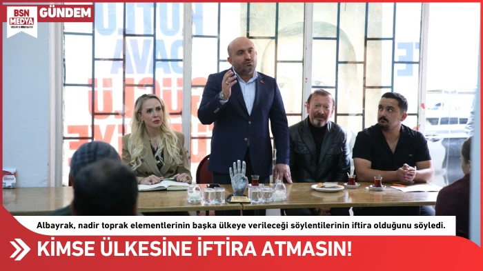 Kimse ülkesine iftira atmasın!