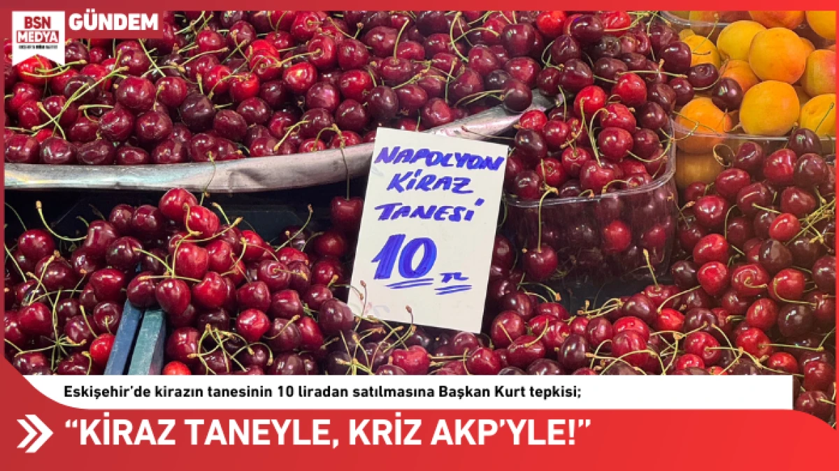 “Kiraz taneyle, kriz AKP’yle!”