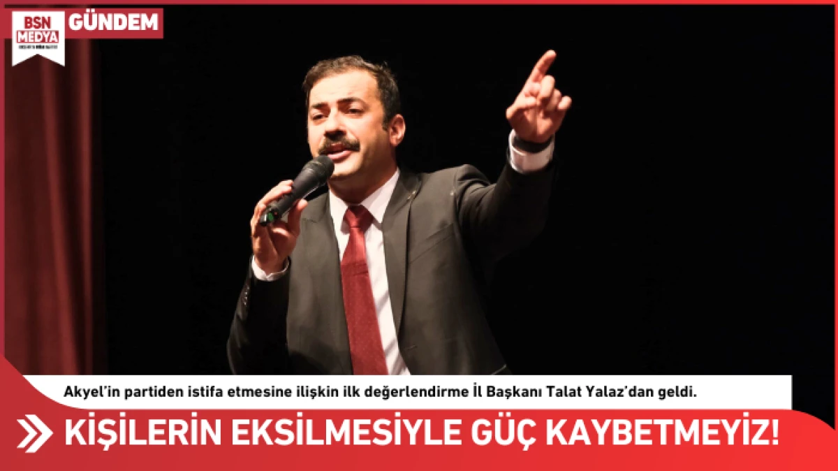 Kişilerin eksilmesiyle CHP güç kaybetmez!