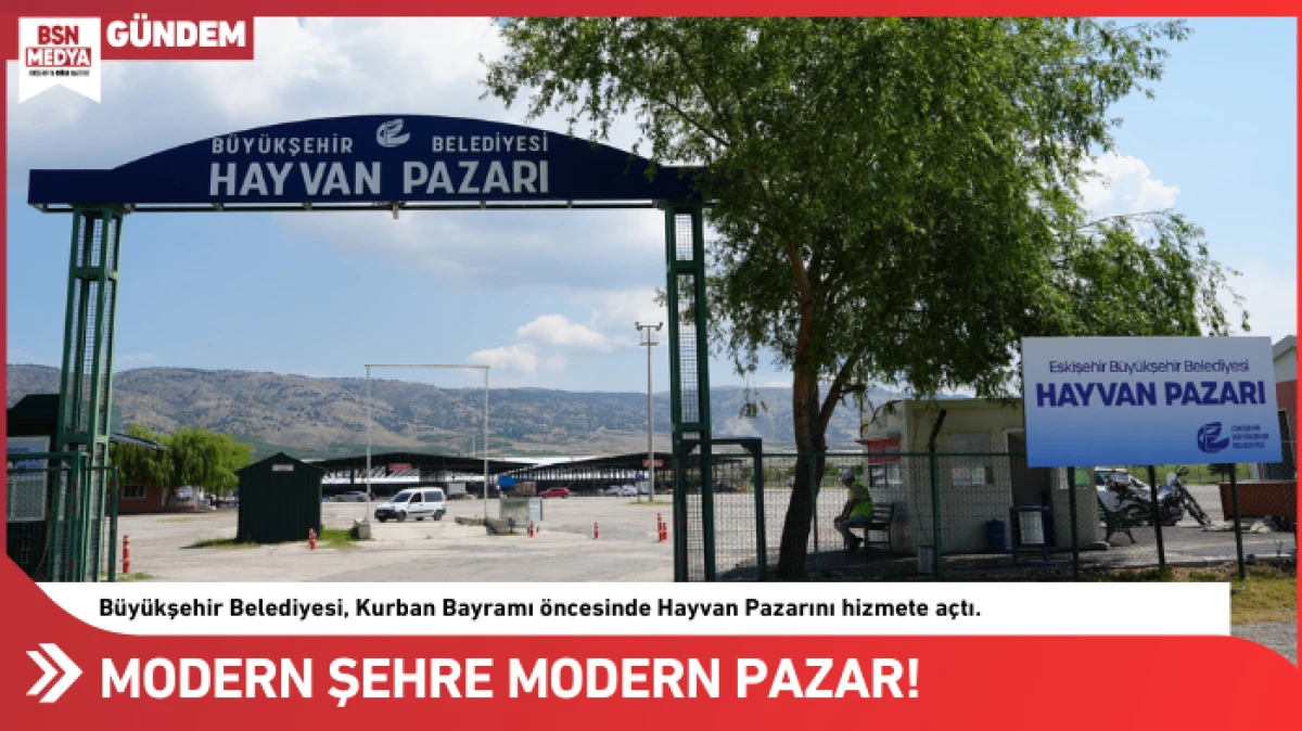 Modern şehre modern pazar