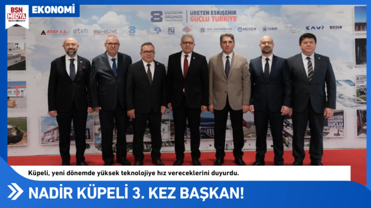 Nadir K&uuml;peli 3. Kez başkan!