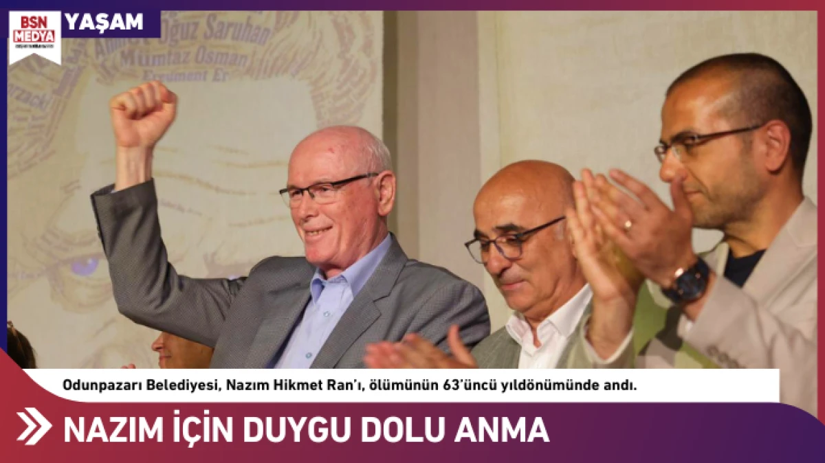 Odunpazarı&rsquo;nda Nazım i&ccedil;in duygu dolu anma