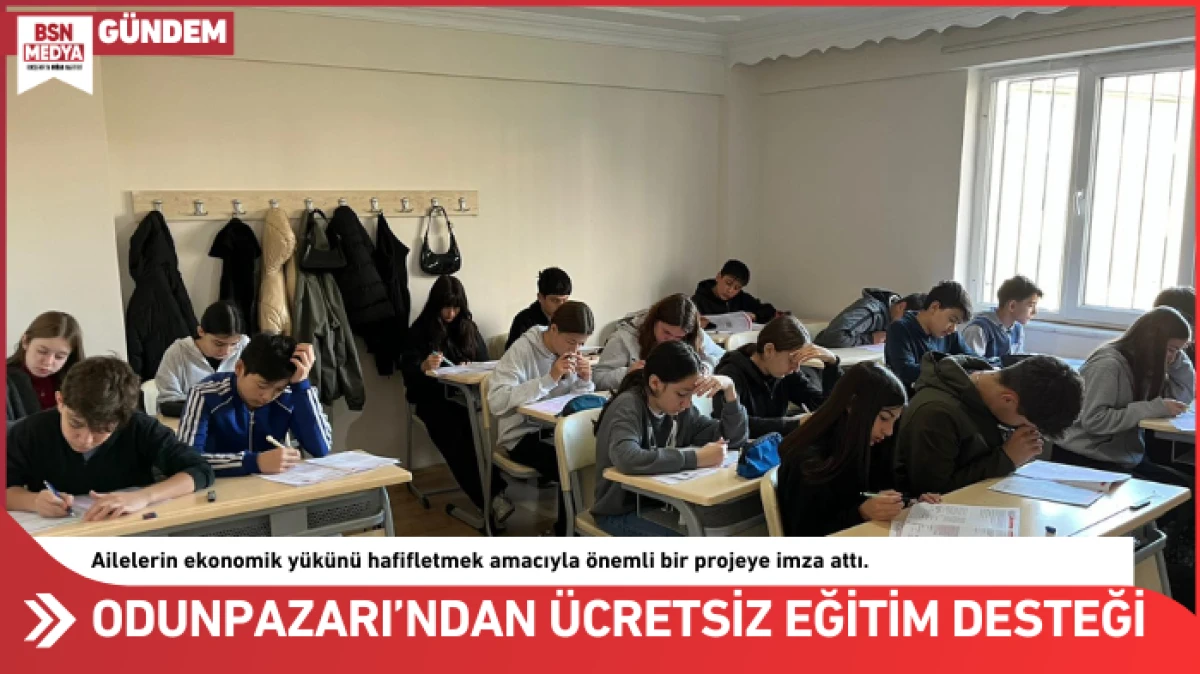 Odunpazarı’ndan ücretsiz eğitim desteği