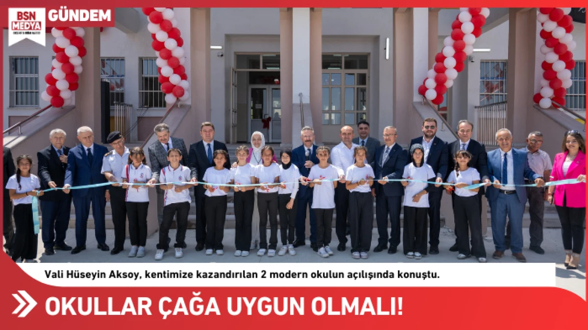 Okulların fiziki şartları çağımıza uygun olmalı!