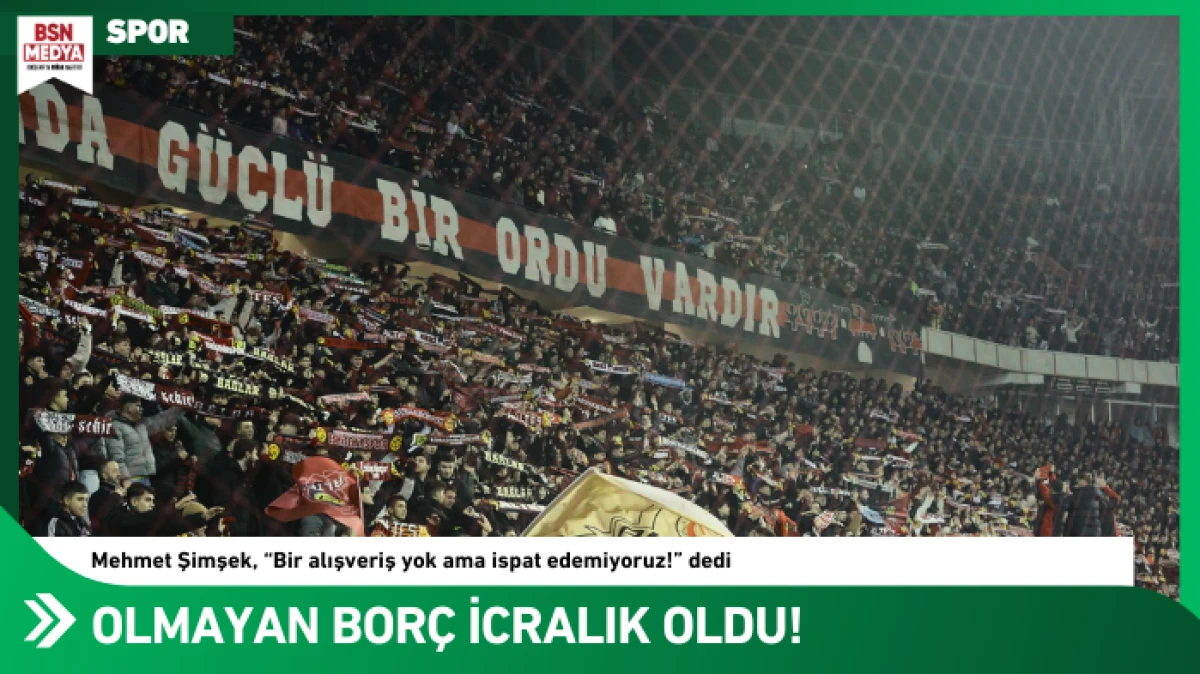 Olmayan borç icralık oldu!