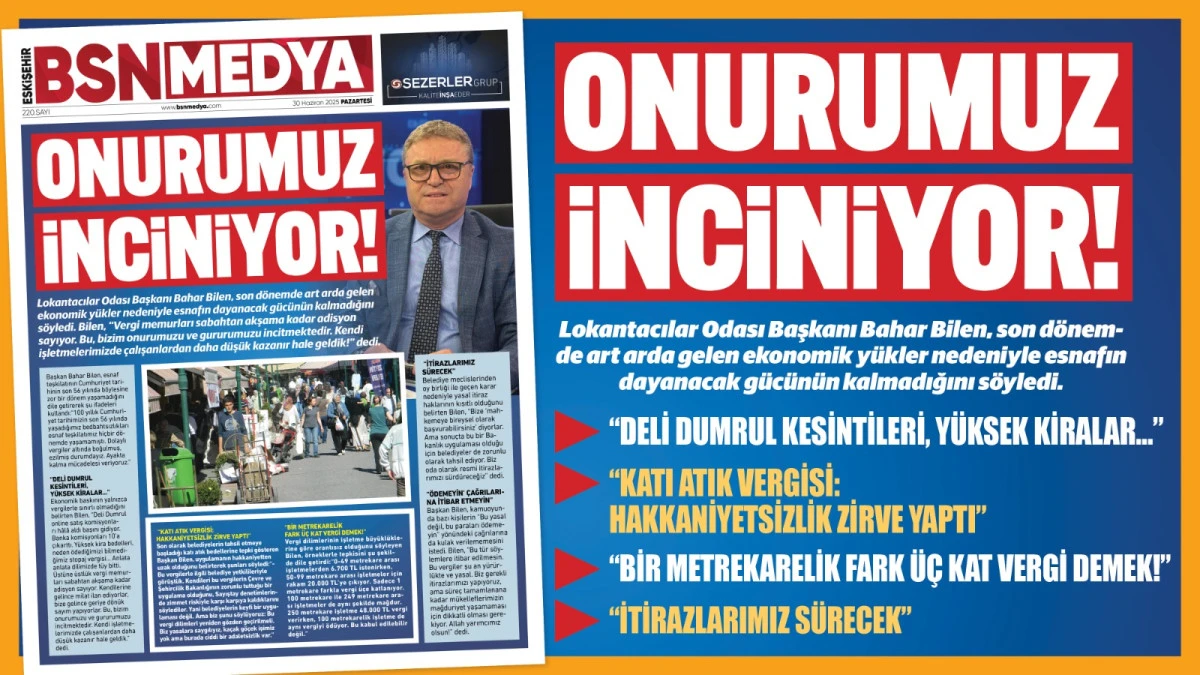 Onurumuz inciniyor!
