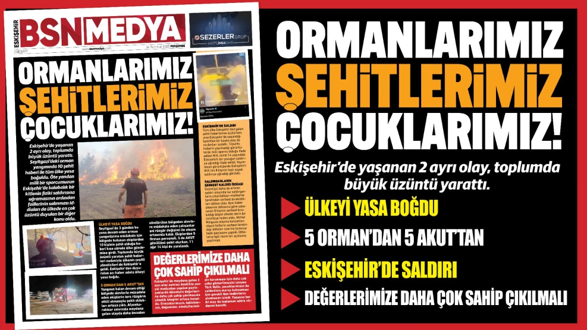 Ormanlarımız  Şehitlerimiz  Çocuklarımız!
