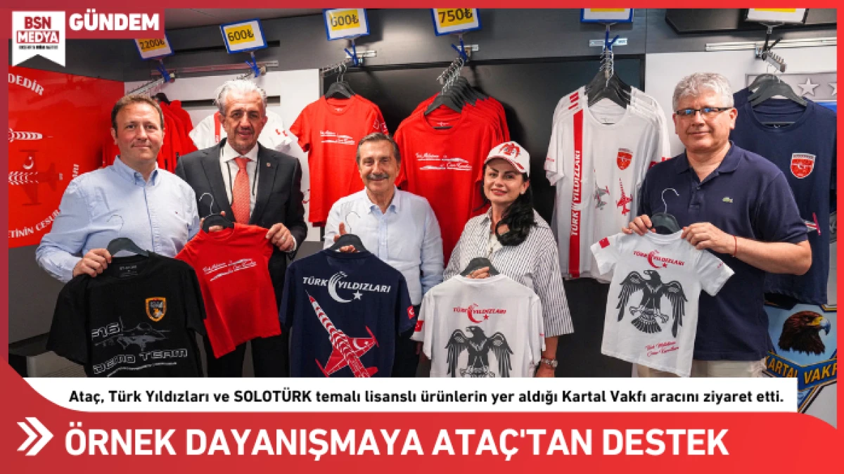 &Ouml;rnek dayanışmaya Başkan Ata&ccedil;'tan destek!