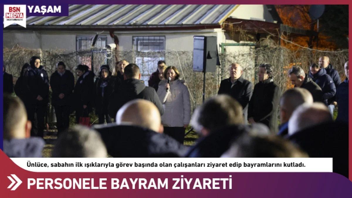 Personele bayram ziyareti