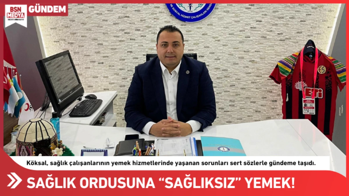 Sağlık ordusuna &ldquo;sağlıksız&rdquo; yemek!