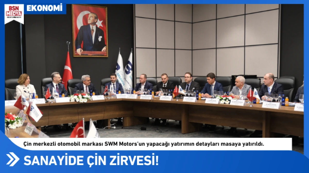 Sanayide Çin zirvesi!