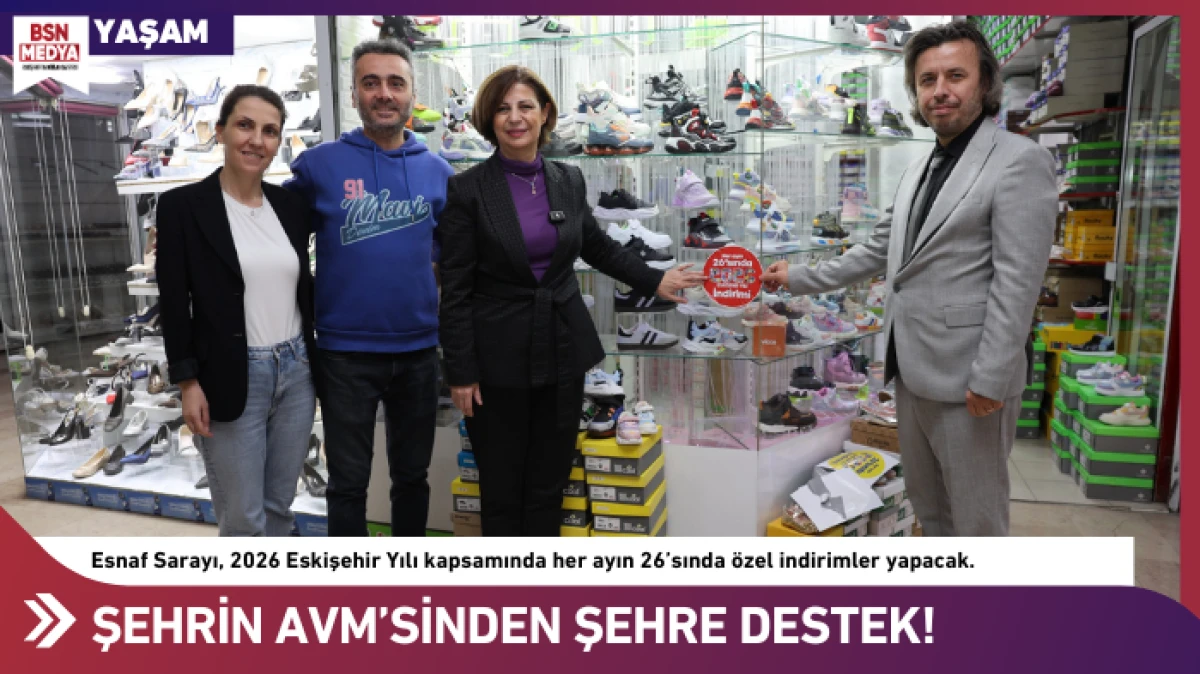 Şehrin AVM&rsquo;sinden şehre destek!