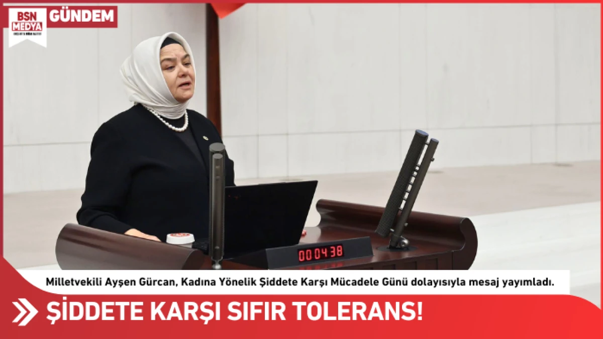 Şiddete karşı sıfır tolerans!