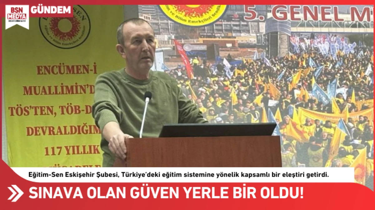 Sınava olan güven yerle bir oldu!
