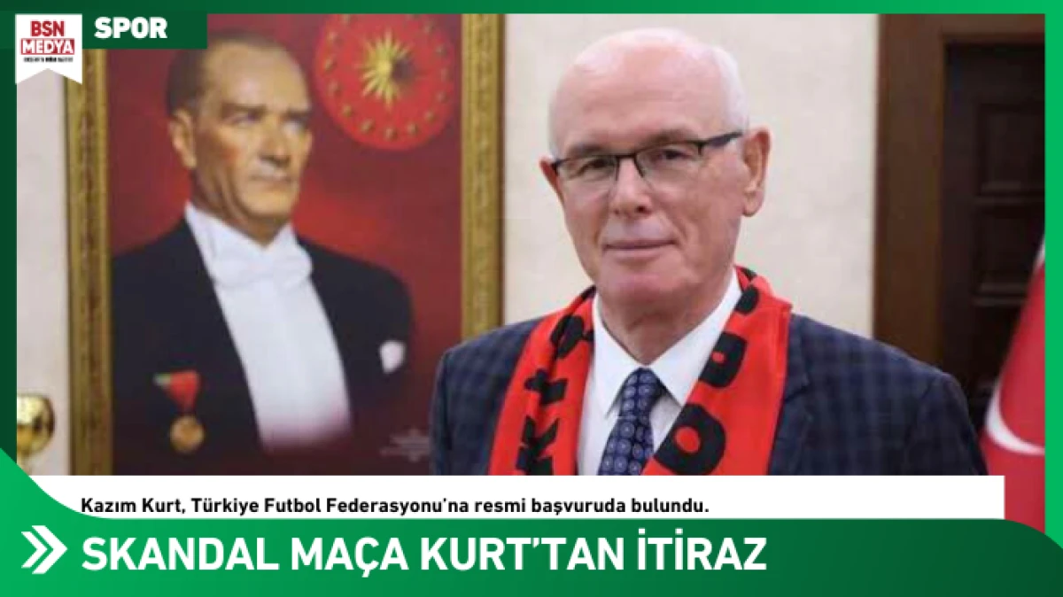 Skandal ma&ccedil;a Kurt'tan itiraz!