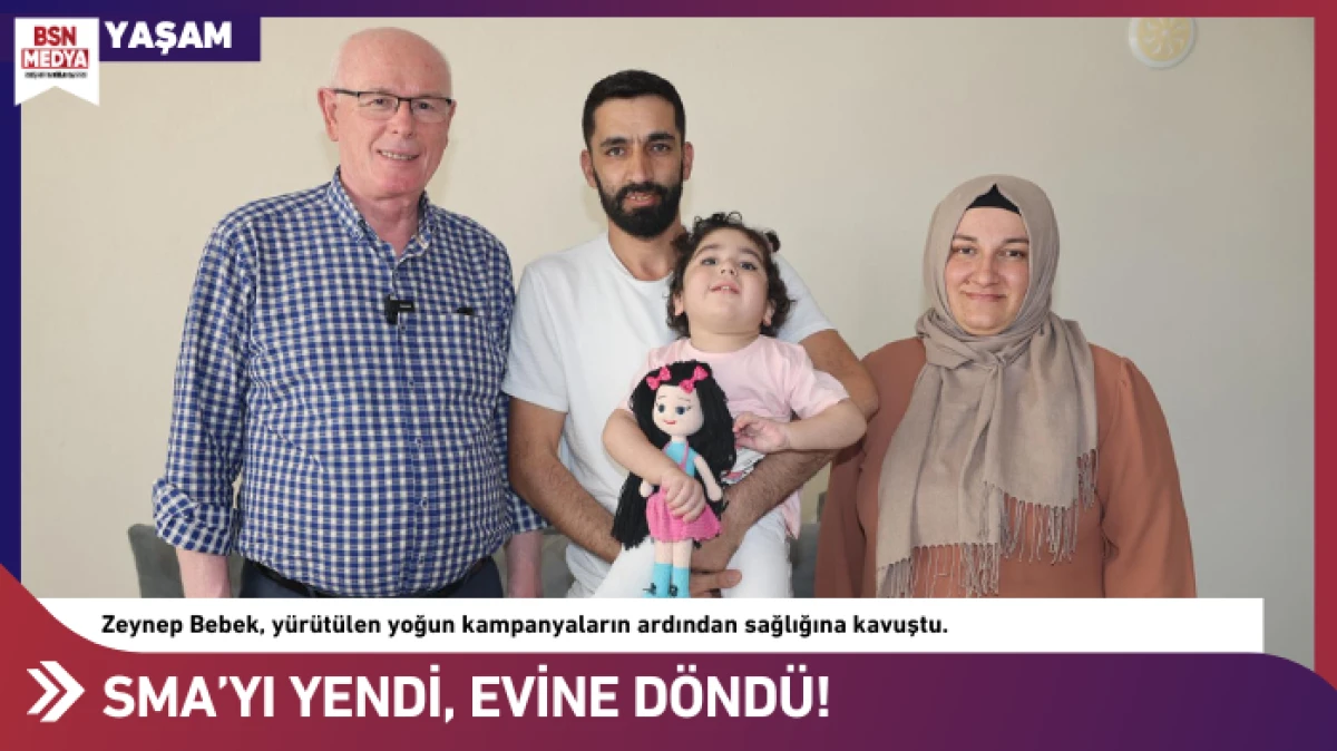 SMA’yı yendi, evine döndü!