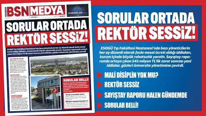Sorular ortada rektör sessiz!