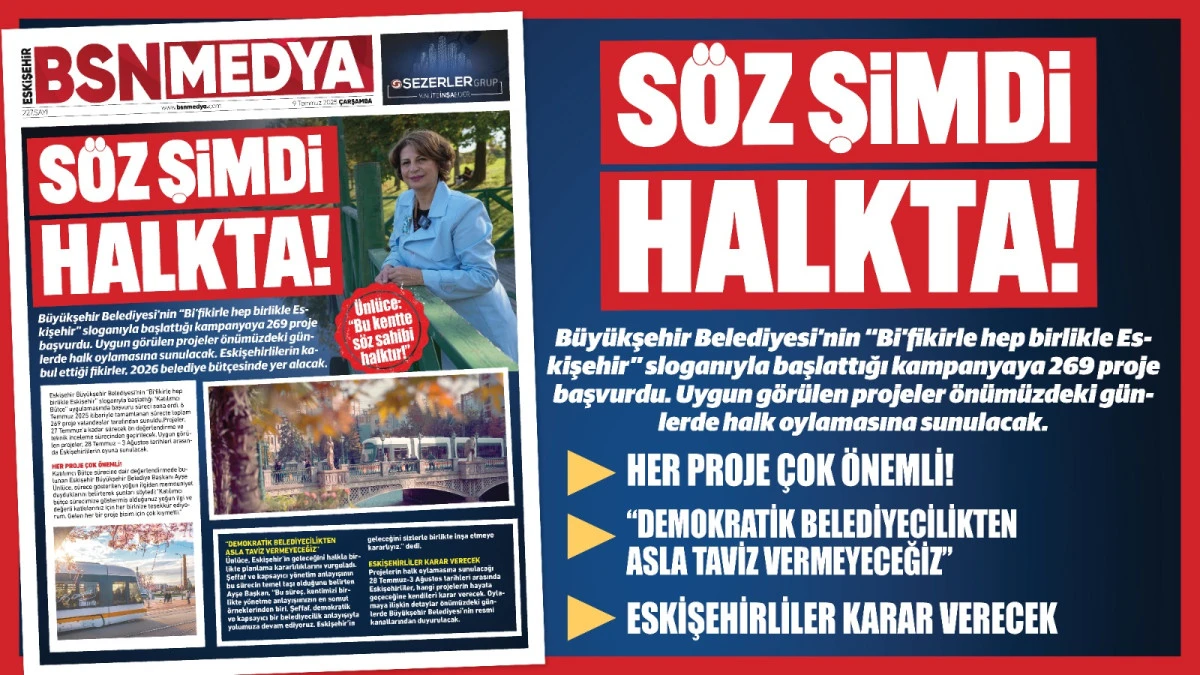 Söz şimdi halkta!