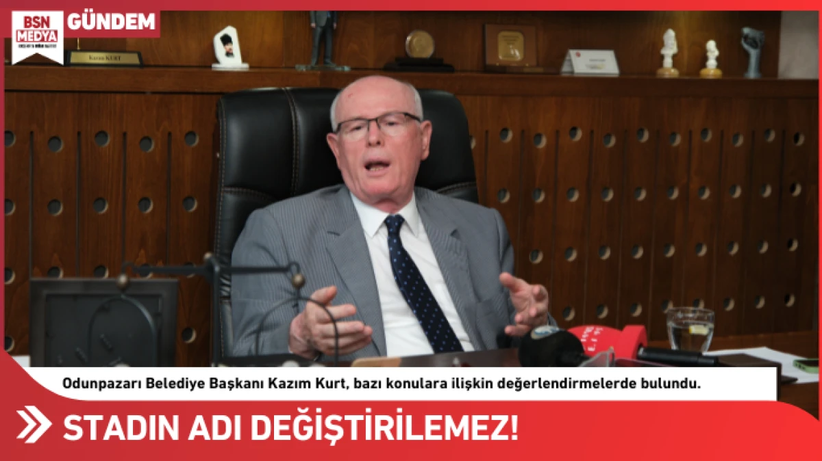 Stadın adı değiştirilemez!