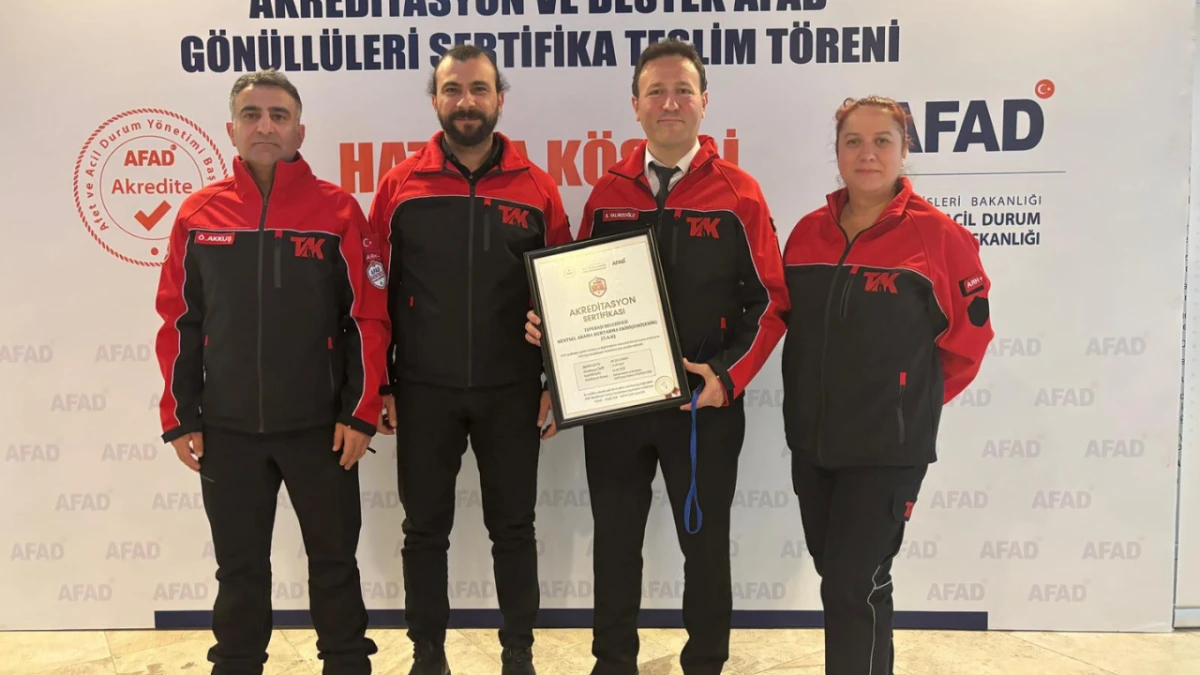 TAK ekibine akredite