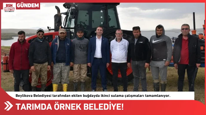 Tarımsal kalkınmada örnek belediye!