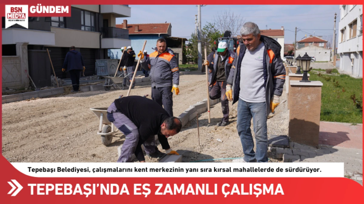 Tepebaşı’nda eş zamanlı çalışma!
