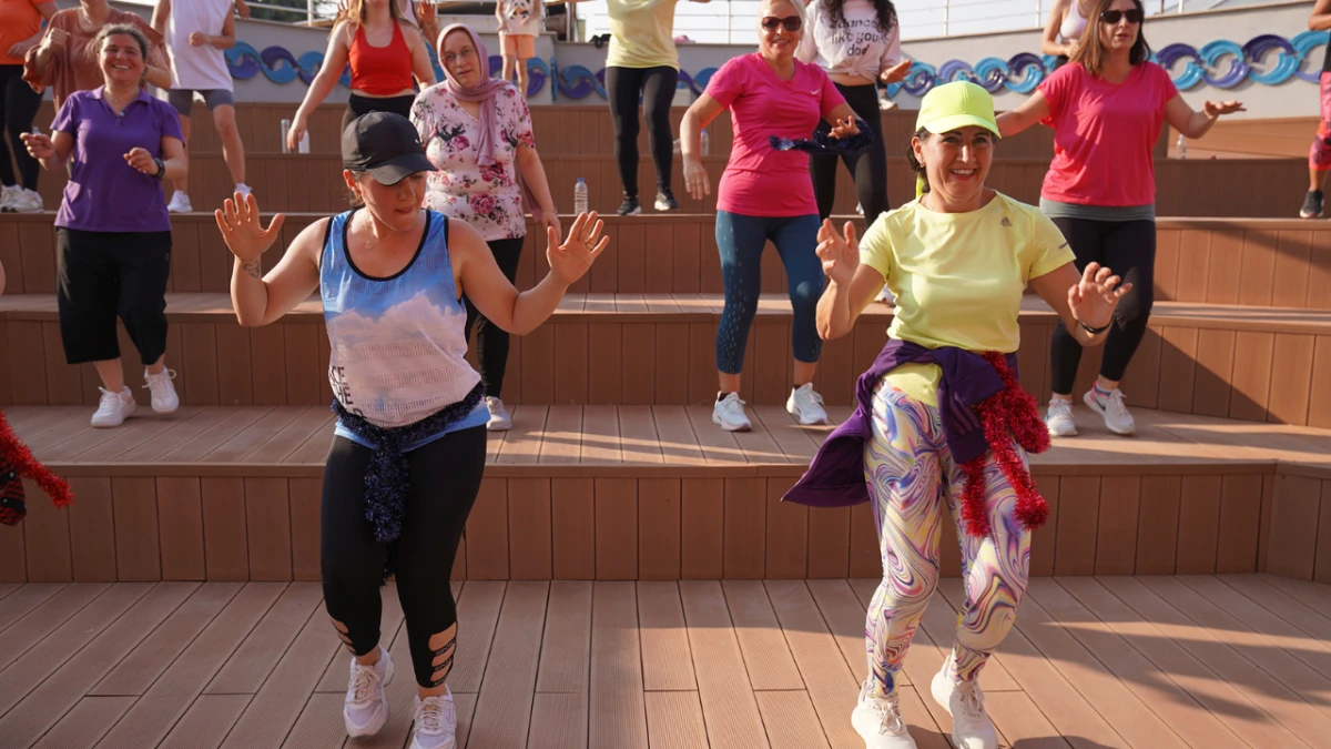 Tepebaşı’nda zumba zamanı