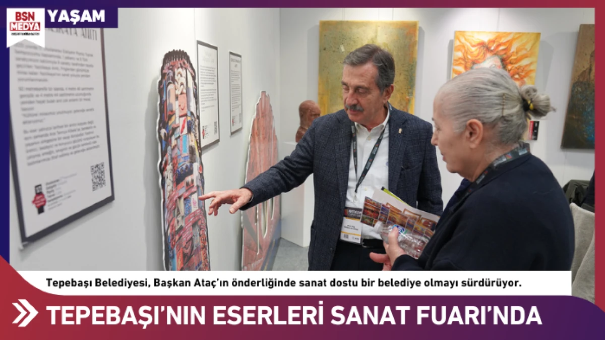 Tepebaşı’nın eserleri Sanat Fuarı’nda
