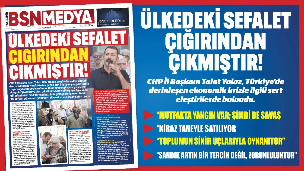 Ülkedeki sefalet çığırından çıkmıştır!