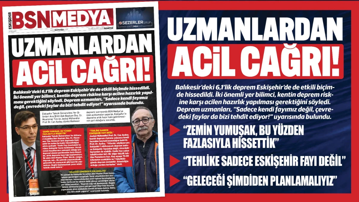 Uzmanlardan acil çağrı!