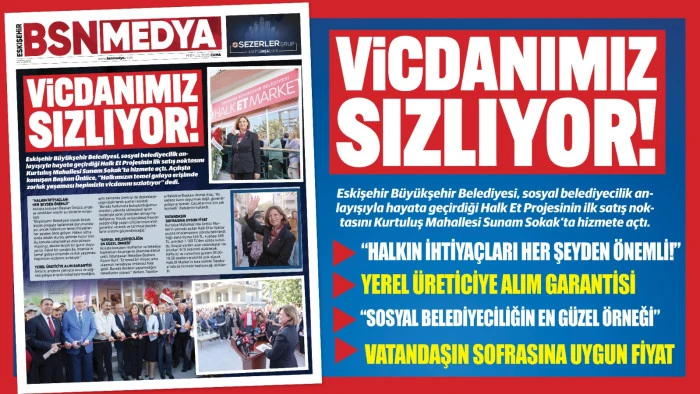 Vicdanımız sızlıyor!   