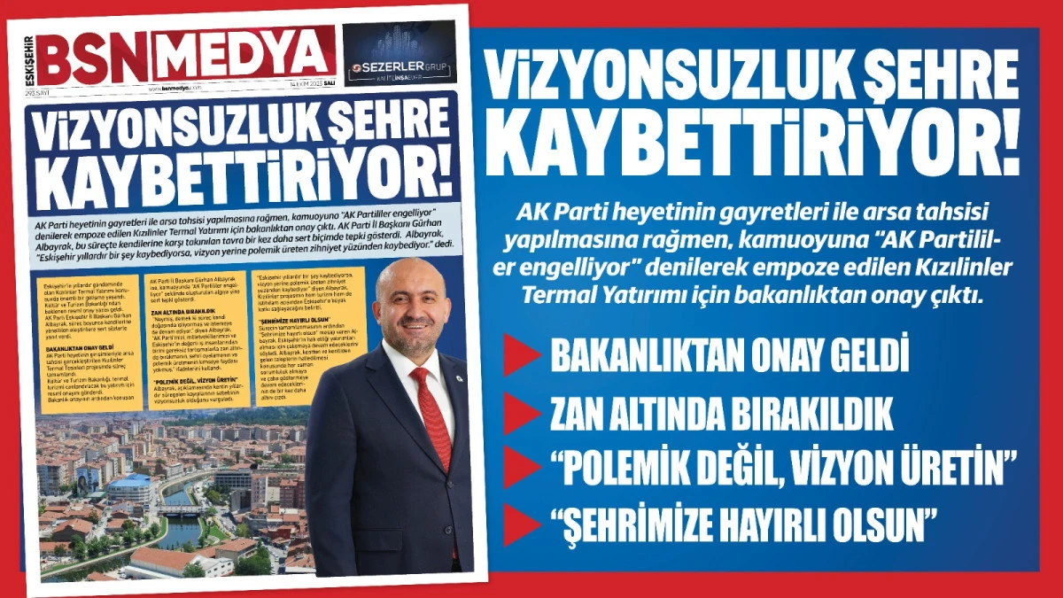 Vizyonsuzluk şehre kaybettiriyor!