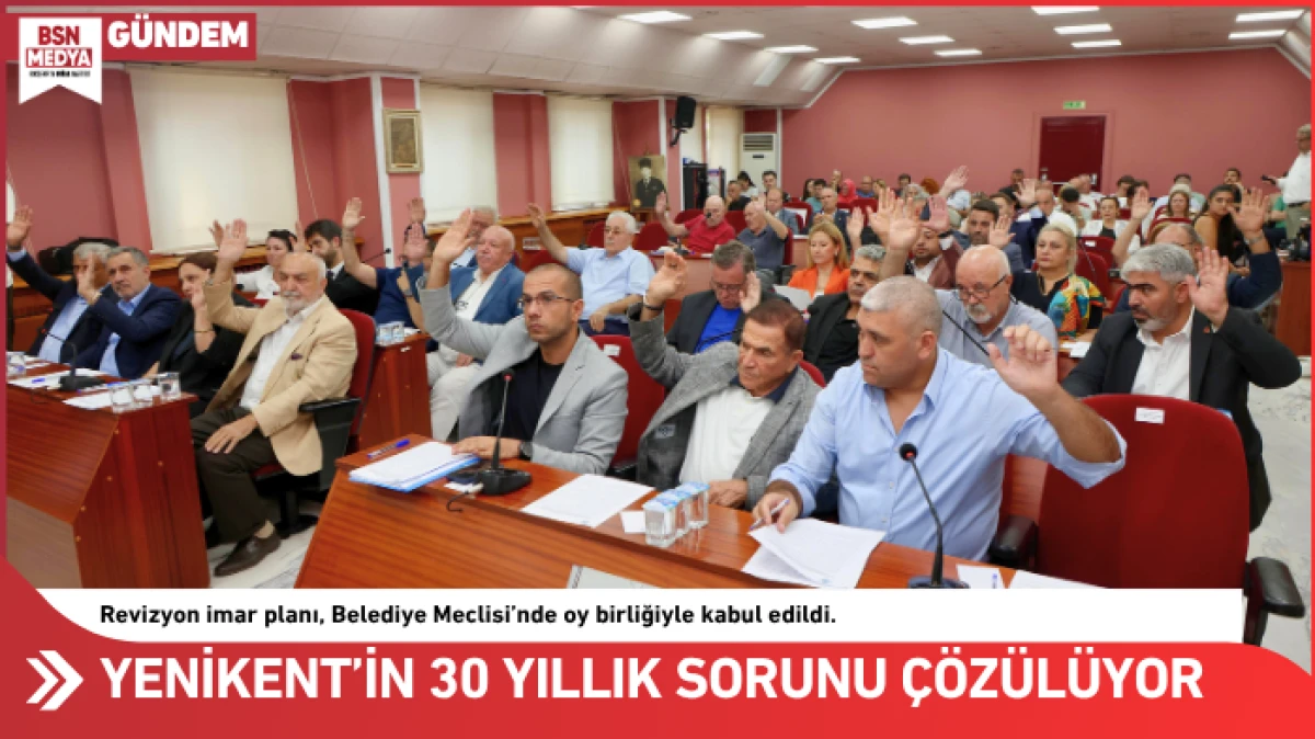 Yenikent'in 30 yıllık sorunu &ccedil;&ouml;z&uuml;l&uuml;yor!